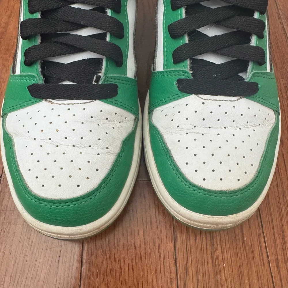 Puma Rebound - Black, Green, and White (Big Kid) - Picture 8 of 9